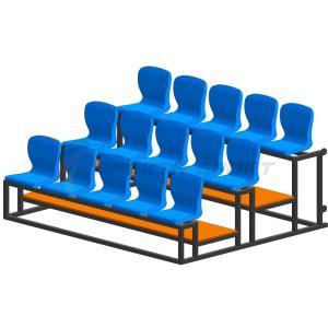 Купить Трибуна мобильная 3 ряда сиденья пластиковые на 15 мест в Советске 